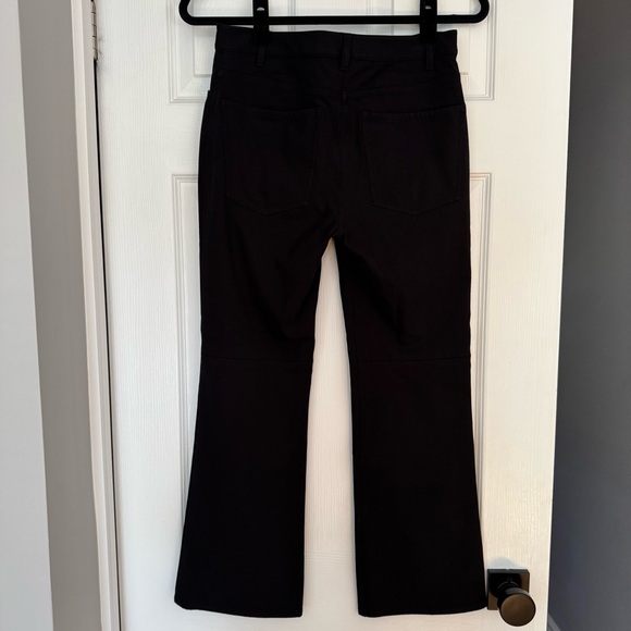 Theory Kick Pant in Stretch Cotton Black Size 2 - Picture 5 of 9